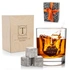 Anniversary Gifts for Boyfriend Whiskey Glass Set with Wooden Box