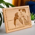 Personalised Engraved Wooden Photo Plaque for Anniversaries