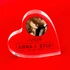 Anniversary Gifts Heart Design Acrylic Plate Picture