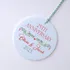 Personalised Anniversary Christmas Ornament for Couples