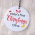 Baby's First Personalized Christmas Ornament