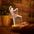 Ballerina 3D Design Decorative LED Light
