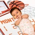 Basketball Design Milestone Baby Photo Blanket