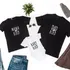 Bird Design Parent T-Shirt Baby Bodysuit 3-Piece Family Set