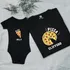 Dad and Baby Pizza Matching T-Shirt Set for Father's Day