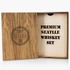 Birthday Gifts Seattle Whiskey Set in Wooden Gift Box