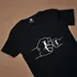 Black T-shirt Baby Body Combination with Fist Salute Design