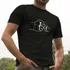 Black T-shirt Baby Body Combination with Fist Salute Design