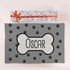 Personalised Pet Placemat with Bone and Paw Design