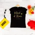 Bride & Bridesmaid Personalized 3 Piece Matching T-Shirts Set