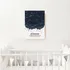 Personalised Baby Boy Star Map Canvas Print 12x16