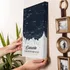 Personalised Baby Boy Star Map Canvas Print 12x16