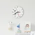 Personalised Cat Wall Clock for Kids Room
