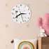 Personalised Cat Wall Clock for Kids Room
