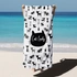 Cat Lady Design Pet Beach Towel