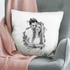 Charcoal Design Photo Printed Pillow
