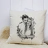 Charcoal Design Photo Printed Pillow