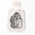Charcoal Drawing Design Photo Printed Hot Water Bottle
