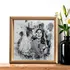 Charcoal Effect Wooden Frame Photo
