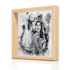 Charcoal Effect Wooden Frame Photo