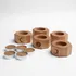 Chic Wooden Candle Holder Set Of 5 for Lifestyle Home Ambiance