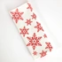 Festive Red Snowflake TV Blanket for Cosy Winter Evenings