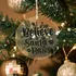 Christmas Gift I Believe in Santa Paws Pine Tree Ornament
