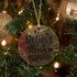 Christmas Gift I Believe in Santa Paws Pine Tree Ornament