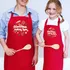 Christmas Gift Set of 2 Kitchen Apron Combo