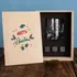 Christmas Gift Whiskey Glass Set with Wooden Box