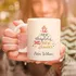 Christmas Tree Designed Porcelain Mug with Name Writing