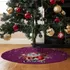 Christmas Tree Skirt with Special Message and Santa Claus Design