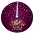 Christmas Tree Skirt with Special Message and Santa Claus Design