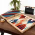 Colorful Striped Handmade Modern Backgammon Set