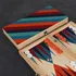 Colorful Striped Handmade Modern Backgammon Set