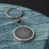 Compass Design Metal Keychain Gift for Couple