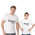 Copy Paste Father Child Couple T-Shirt