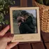 Personalised Wooden Photo Frame with Polaroid Cards for Couples