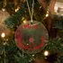 Custom Christmas Ornament with Merry Lettering