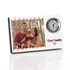 Custom Christmas Photo Frame with Clock for Desk Decor