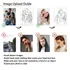 Custom Dad and Child Line Art Photo Matching T Shirts