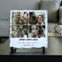 Custom Dad Photo Collage Stone Plaque 7.5x7.5 in