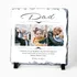 Personalised Dad Photo Slate Desk Plaque 19x19 cm