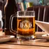 Engraved Dad Beer Mug for Birthdays and Father's Day