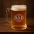Engraved Dad Beer Mug for Birthdays and Father's Day