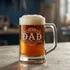 Engraved Dad Beer Mug for Birthdays and Father's Day