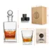 Custom Engraved Whiskey Decanter Set for Connoisseurs