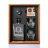 Custom Engraved Whiskey Decanter Set for Connoisseurs
