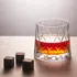 Custom Engraved Whiskey Glass Set in Wooden Box for Men