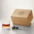 Custom Engraved Whiskey Glass Set in Wooden Box for Men